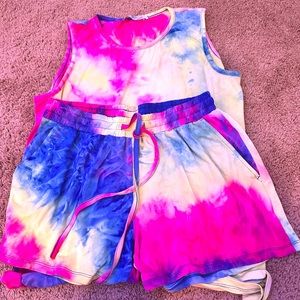 Tie-dyed pajama, @MichelleMae
